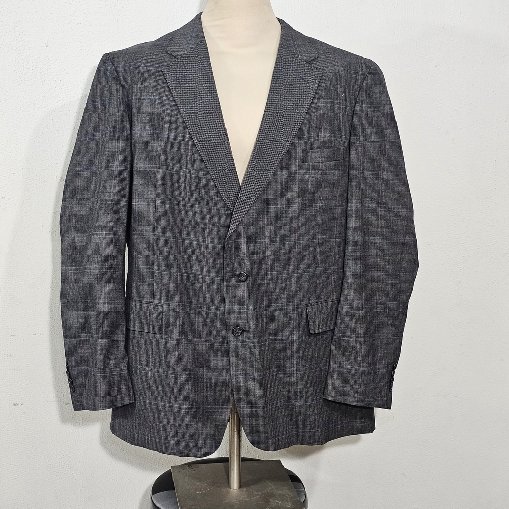 James Murray Craigs Mens Blazer Sport Gray  Button Office Formal